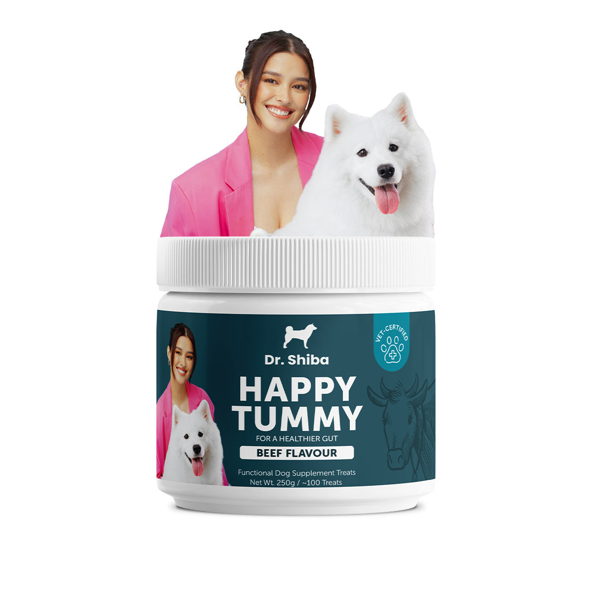 Happy Tummy - Probiotic Dog Supplement Treats For A Healthy Gut
