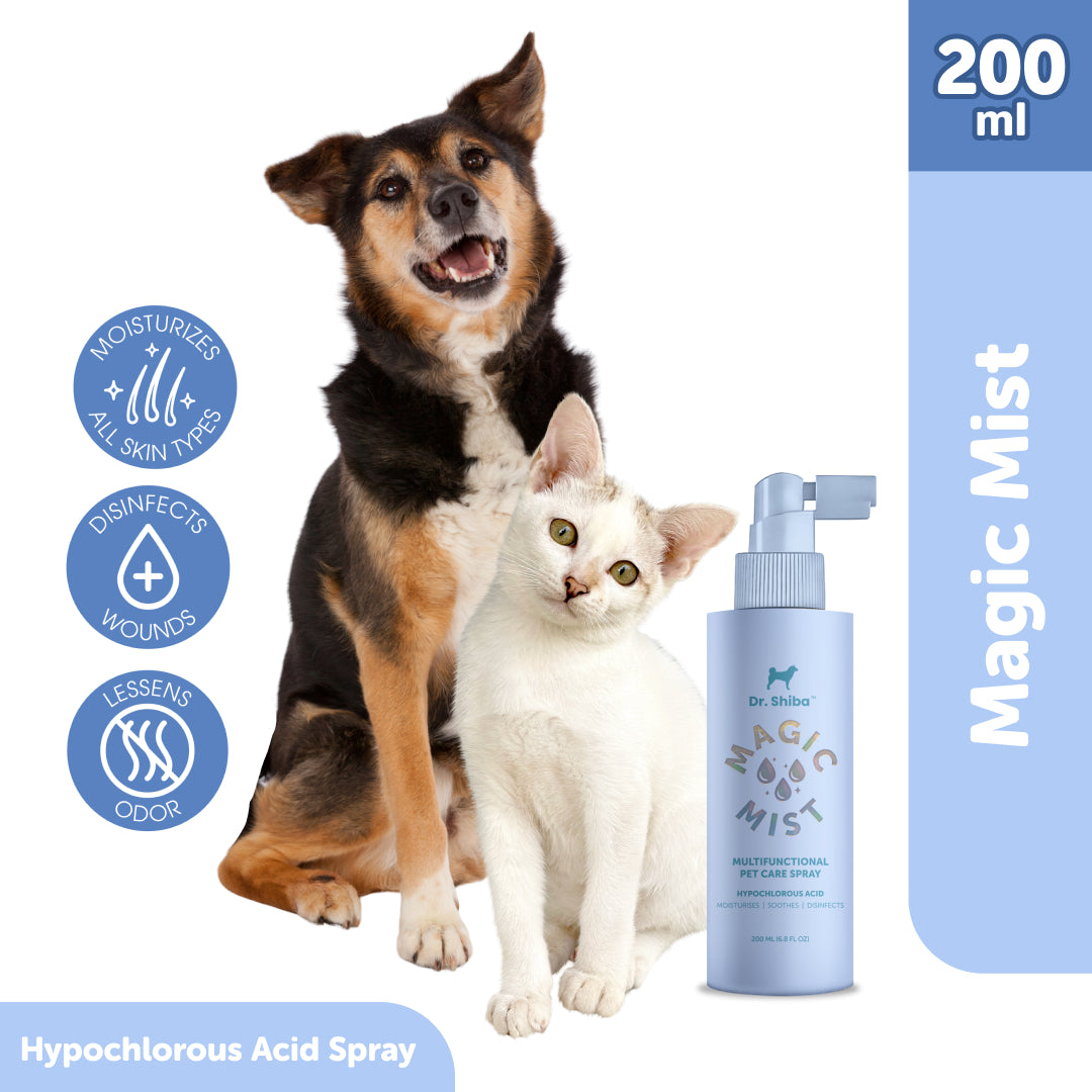 Dr. Shiba Magic Mist for Dogs & Cats - Hypochlorous Acid | Multifunctional Pet Care Spray