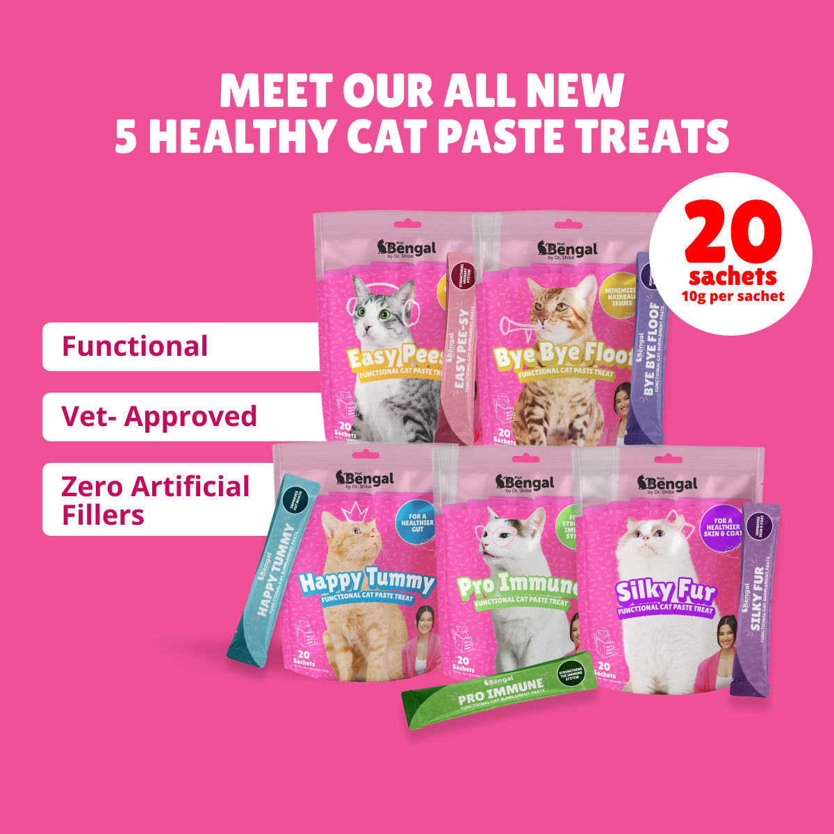 Prof. Bengal for Cats - Happy Tummy