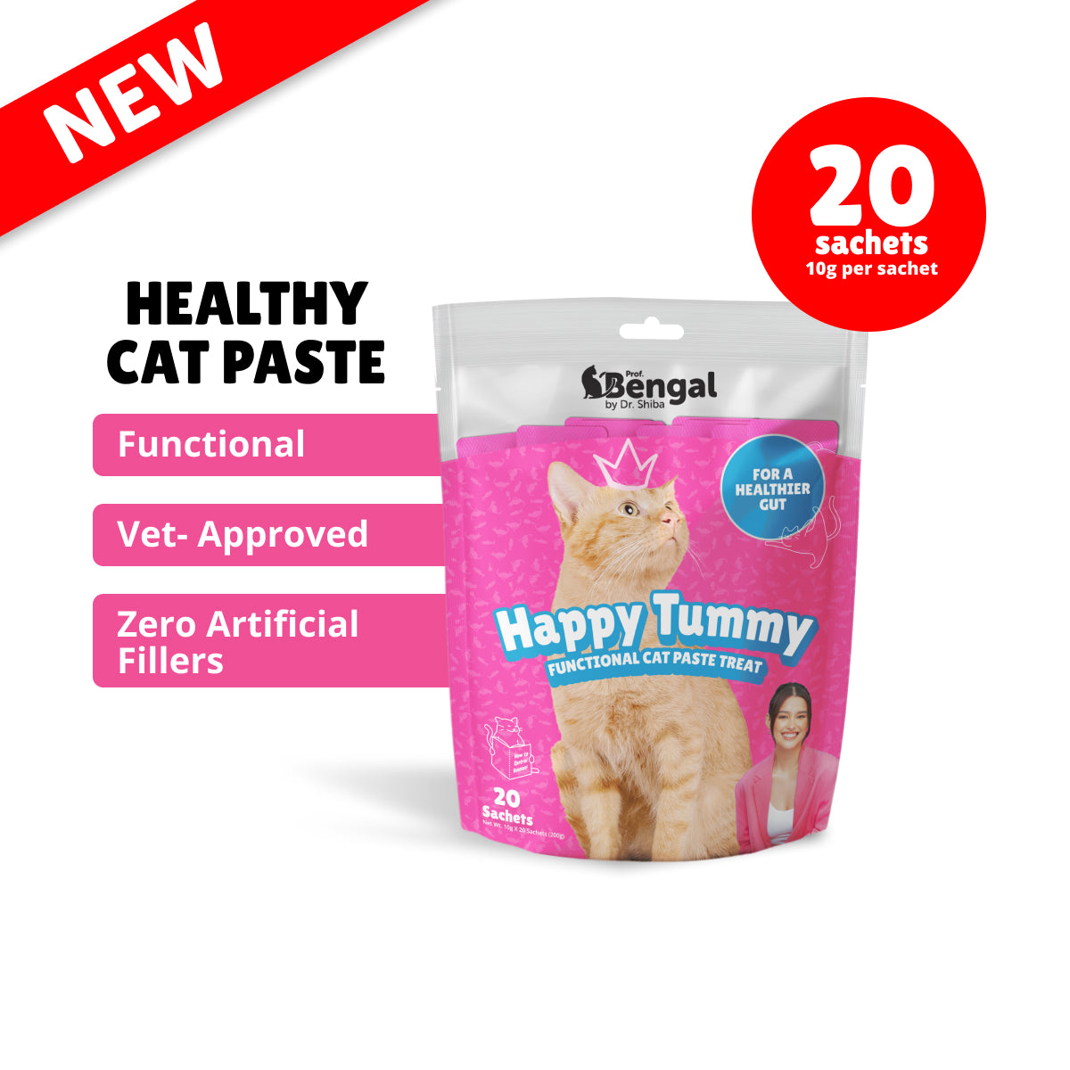 Prof. Bengal for Cats - Happy Tummy