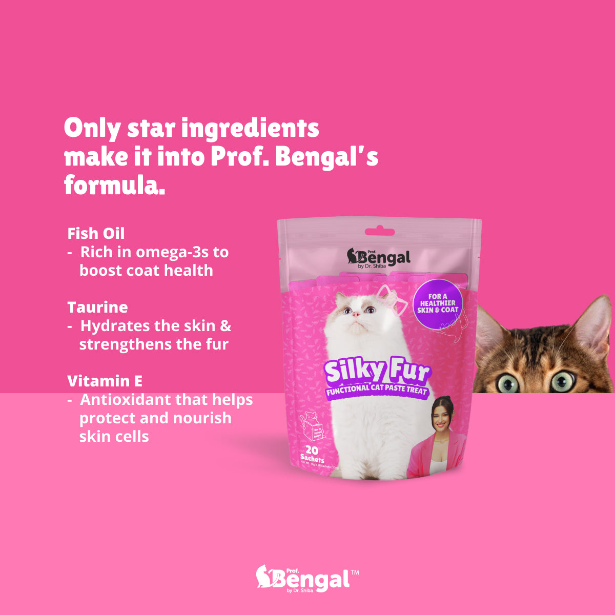 Prof. Bengal for Cats - Silky Fur
