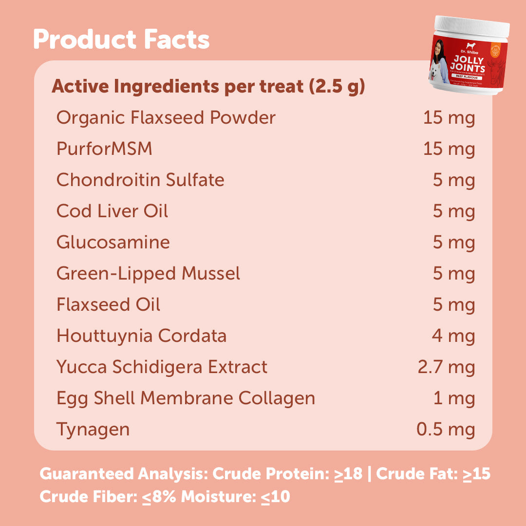 Jolly Joints - Dog Supplement Treats For Healthy Bones & Joints