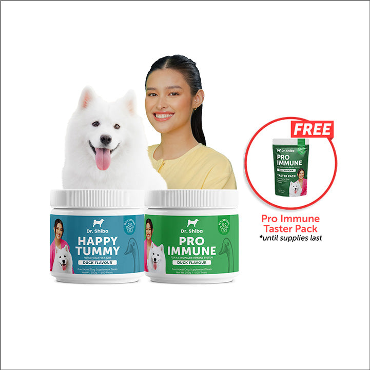 Barks Friday, Cyber Monday Bundle: Happy Tummy & Pro Immune + Free Taster Pack