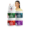 Quad Care Bundle - Happy Tummy, Pro Immune, Jolly Joints, & Silky Fur  - Dog Supplement Treats