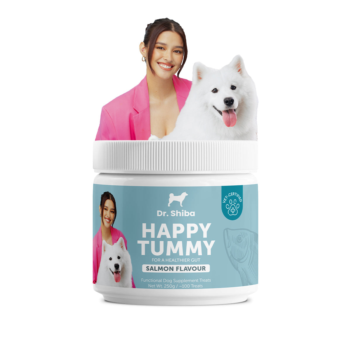 Happy Tummy - Probiotic Dog Supplement Treats For A Healthy Gut