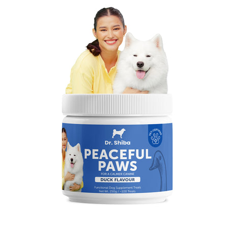Peaceful Paws -  Dog Supplement Treats For A Calm Canine