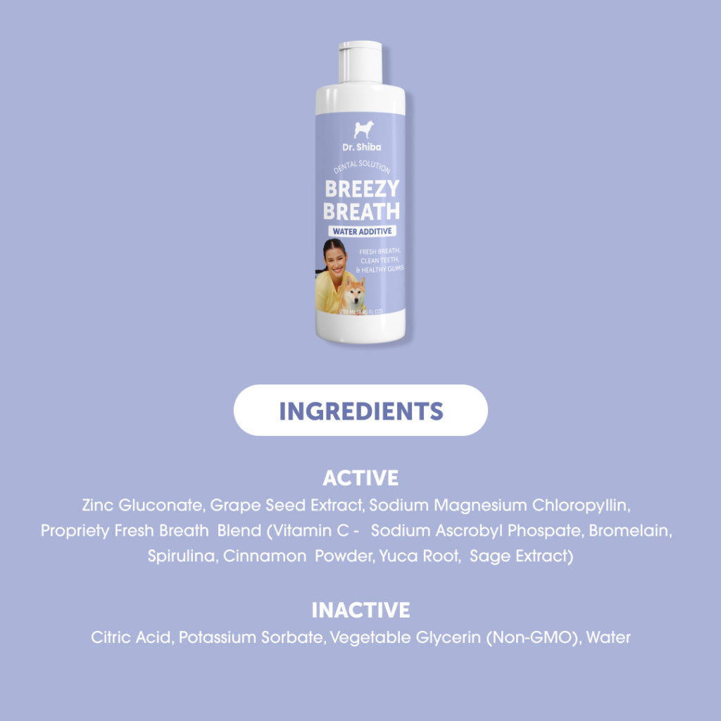 Breezy Breath - Dental Water Additive for Better Doggy Oral Health