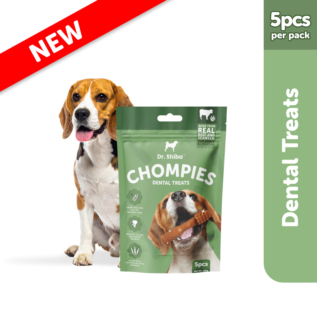 Dr. Shiba Chompies - Daily Dog Dental Chews