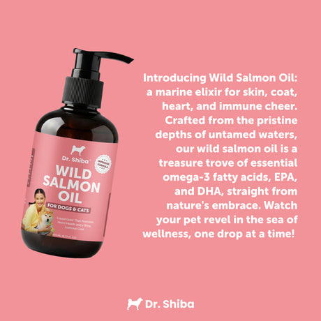 Wild Salmon Oil - Marine Elixir for the Skin, Coat, Heart and Immune System