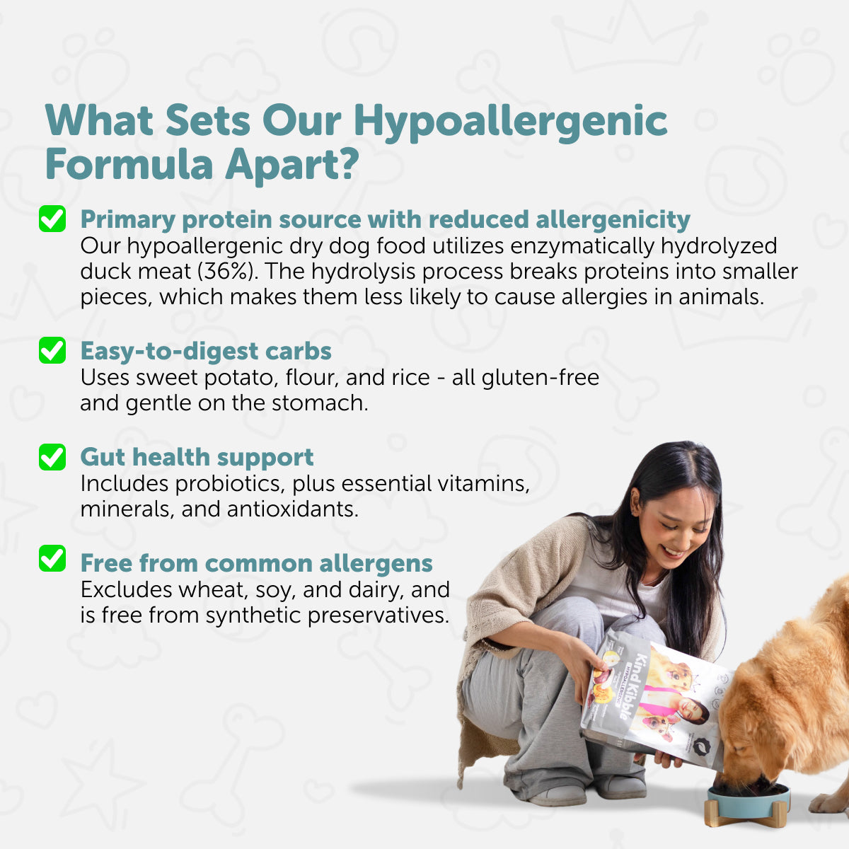 Dr. Shiba's Kind Kibble Hypoallergenic - Hypoallergenic Adult Dog Food