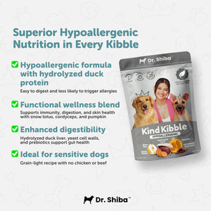 Dr. Shiba's Kind Kibble Hypoallergenic - Hypoallergenic Adult Dog Food
