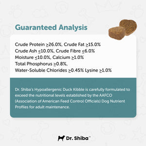 Dr. Shiba's Kind Kibble Hypoallergenic - Hypoallergenic Adult Dog Food