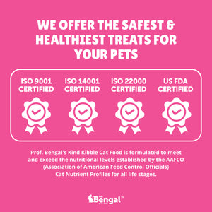 Prof. Bengal's Kind Kibble - Balanced & Complete Daily Nutrition for Cats