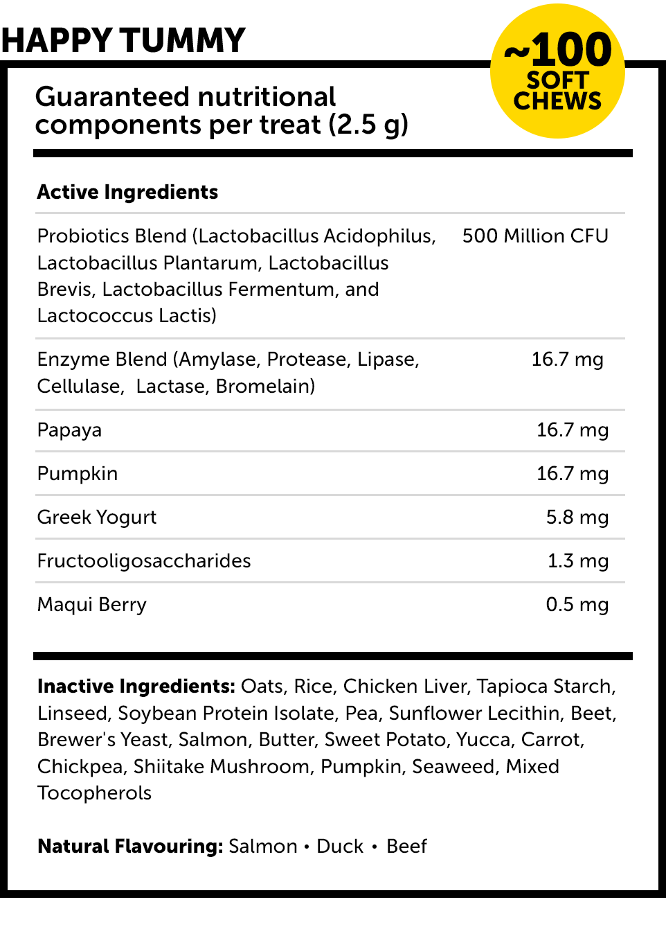 Nutritional Information