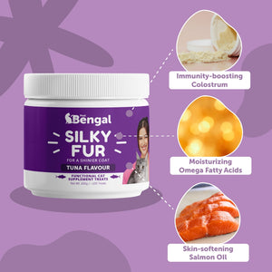 Silky Fur - Cat Supplement Treats For a Healthy Coat