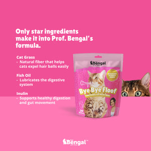 Prof Bengal for Cats - Bye Bye Floof