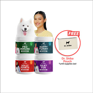 Barks Friday, Cyber Monday: Quad Care Bundle + Dr. Shiba Pouch