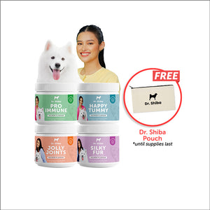 Barks Friday, Cyber Monday: Quad Care Bundle + Dr. Shiba Pouch