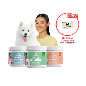Barks Friday, Cyber Monday: Triple Care Bundle + Dr. Shiba Coin Purse