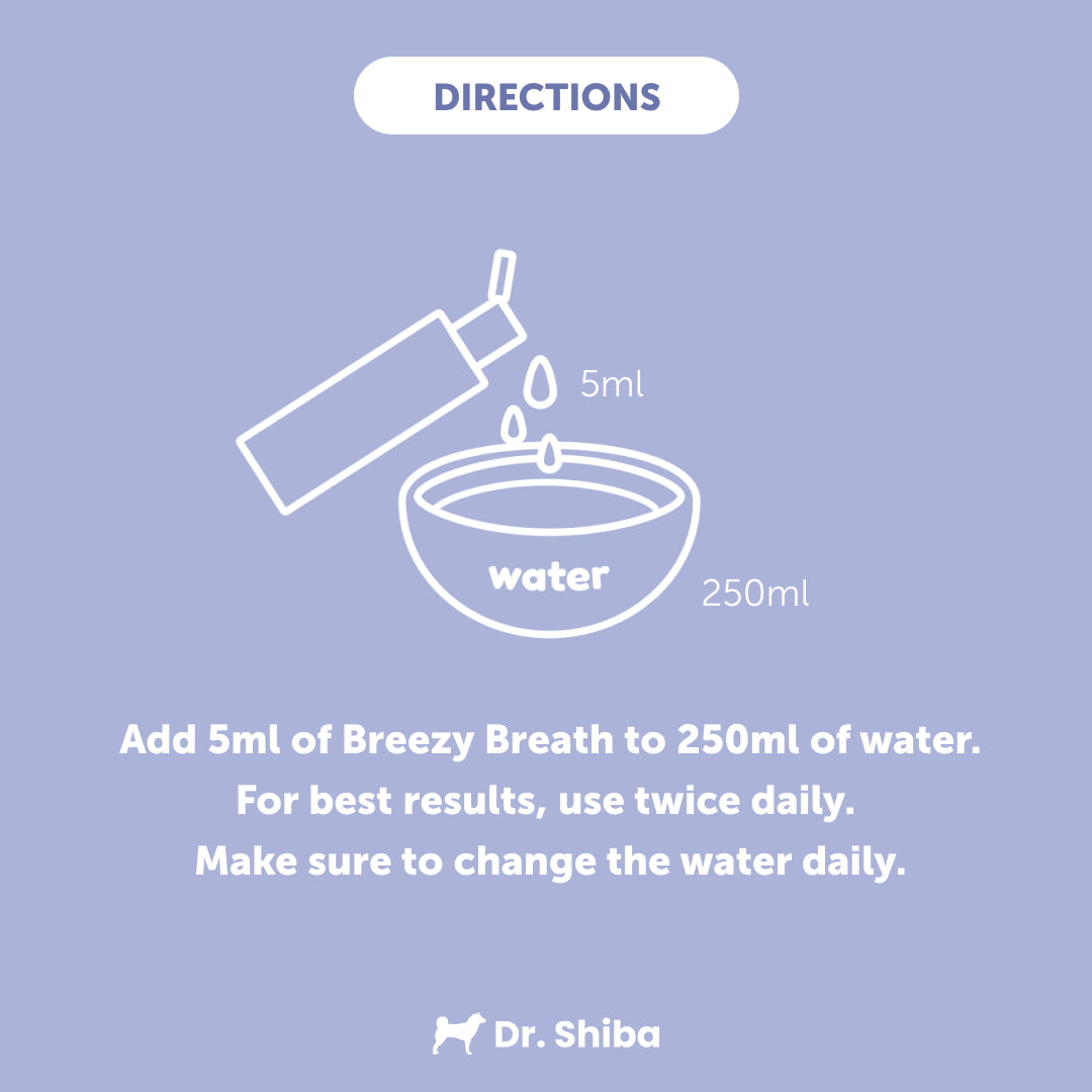 Breezy Breath - Dental Water Additive for Better Doggy Oral Health